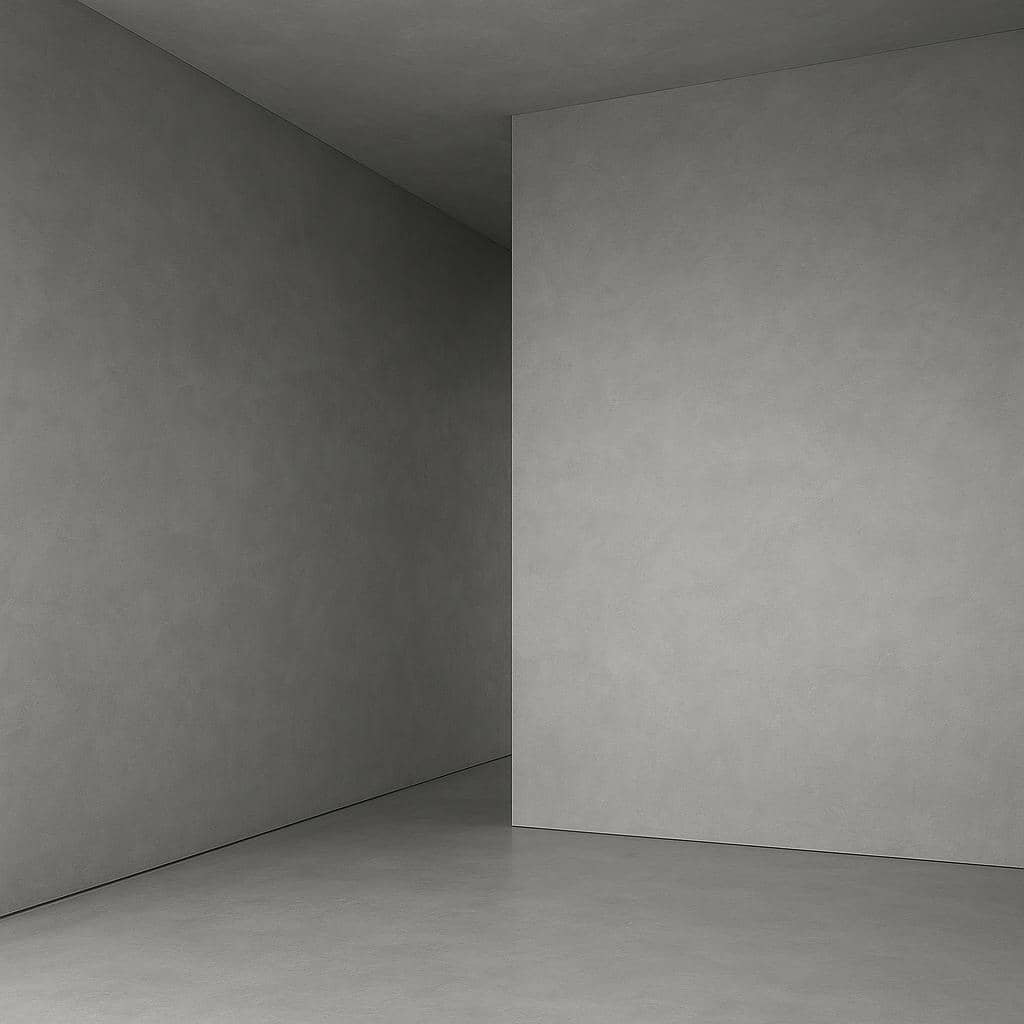 Minimal Microcement Coat seamless wall finish.